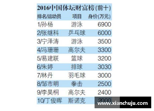 全球体育明星收入排行榜揭示财富之巅的运动传奇与成功秘诀